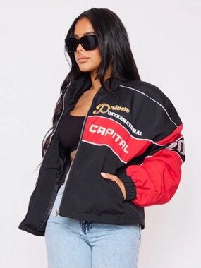 Pretty Little Thing Indy Race Jacket XS
